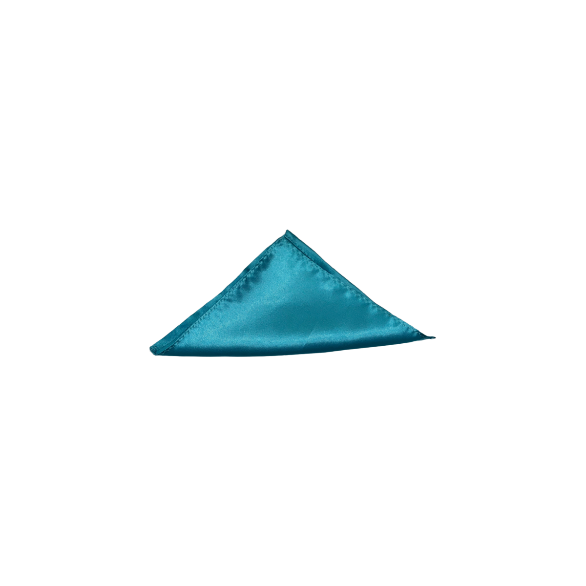 Boys Solid Small Pocket Square w/ Gloss Finish
