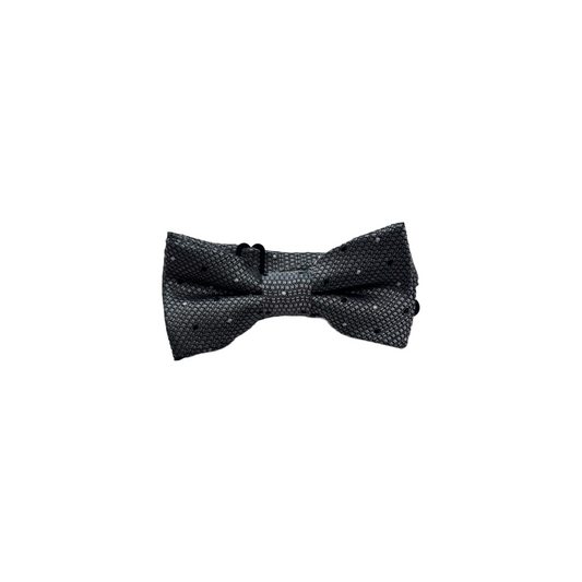 Grey Pattern Bow Tie