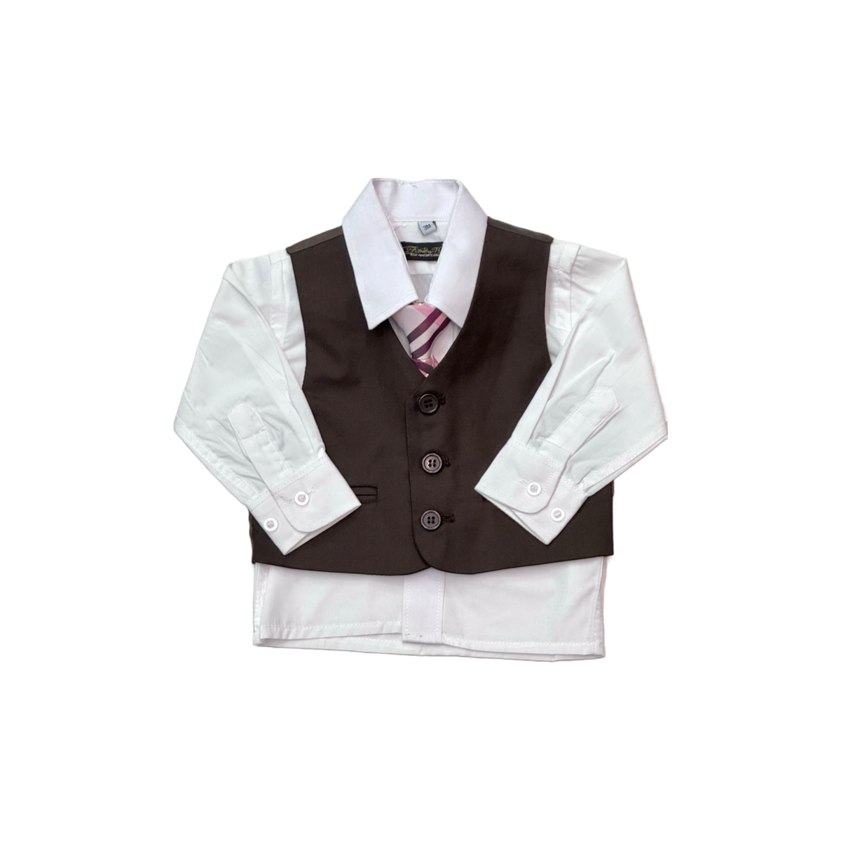 Fancy Kids 5-Piece Baby Chocolate Suit