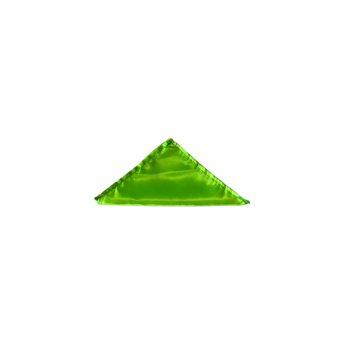 Boys Solid Small Pocket Square w/ Gloss Finish