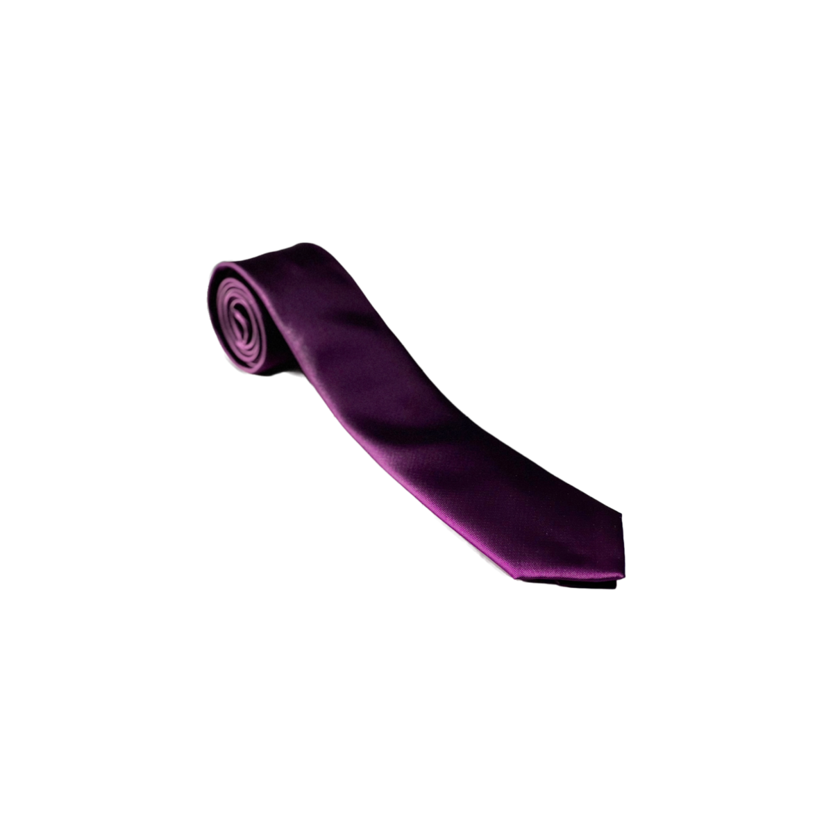 Purple Label Micro Slik Mens Plum Necktie