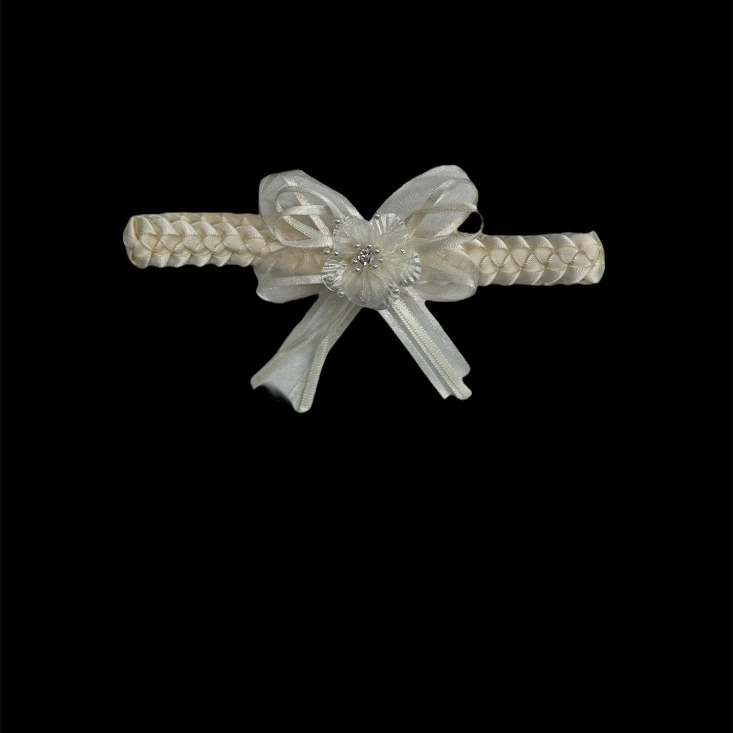Baby Headband w/ Pearls and Gems
