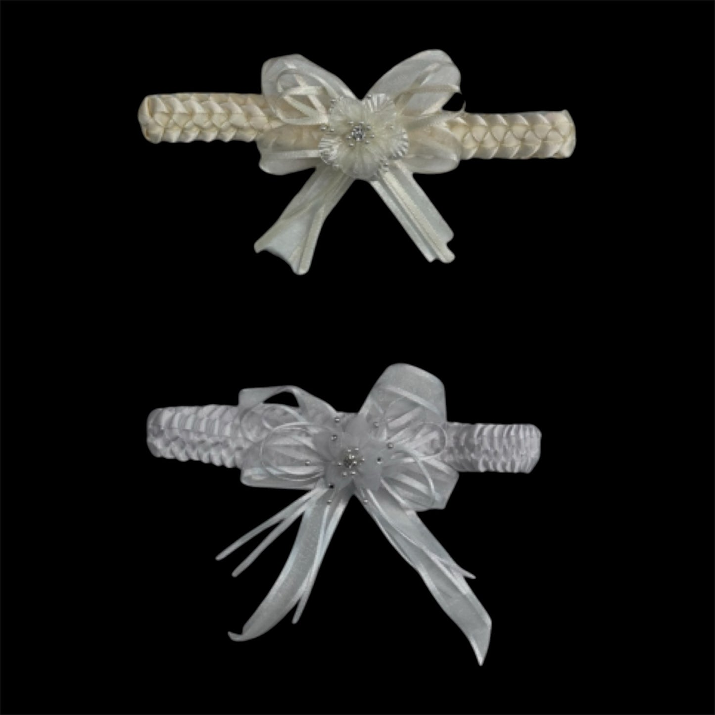 Baby Headband w/ Pearls and Gems