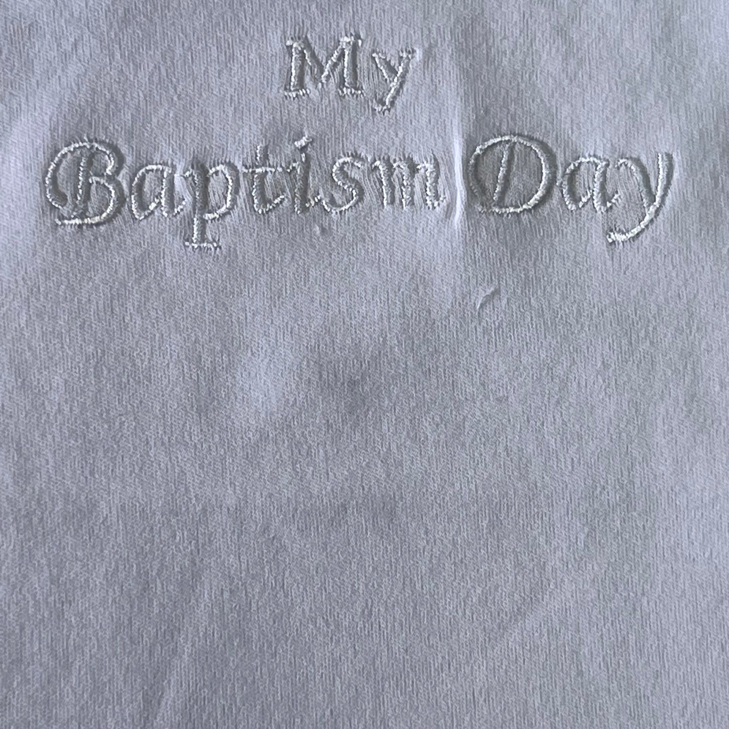 'My Baptism Day' Sleeveless Onesie