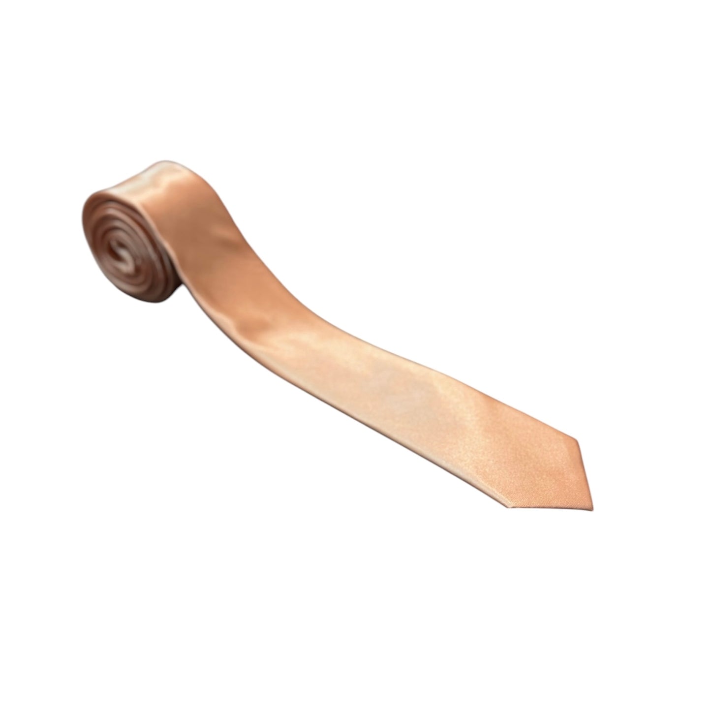Mens Narrow Solid Colour Necktie