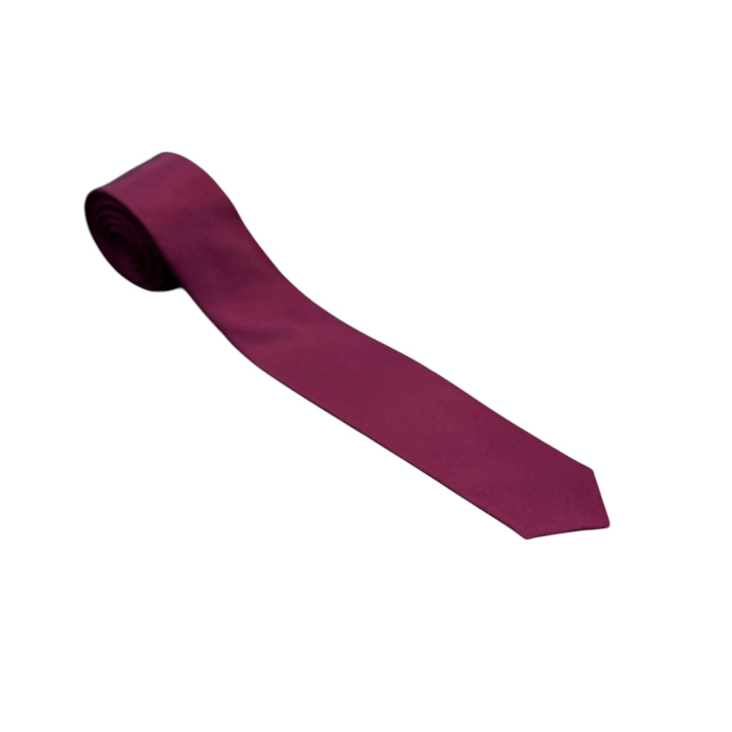 Mens Narrow Solid Colour Necktie