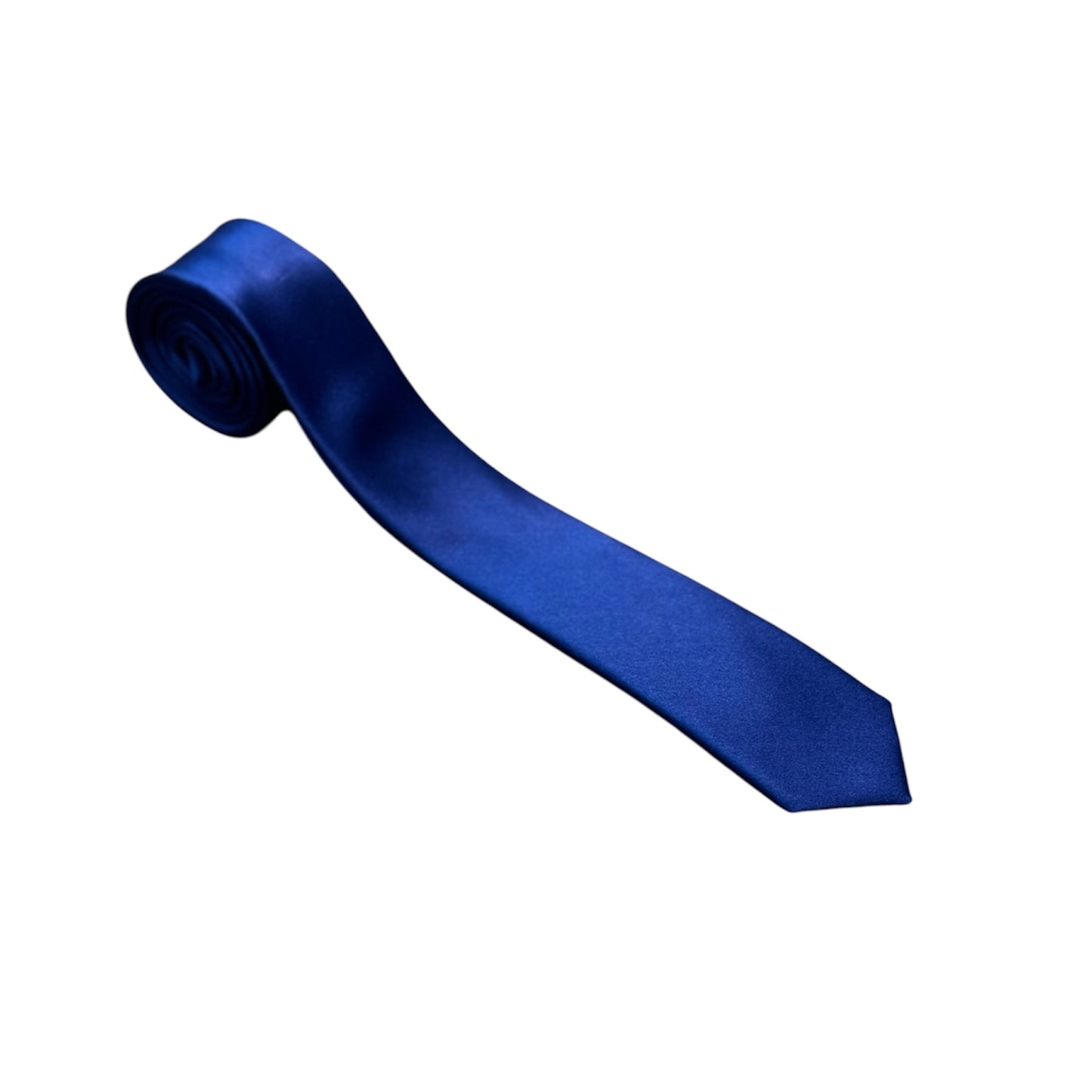 Mens Narrow Solid Colour Necktie