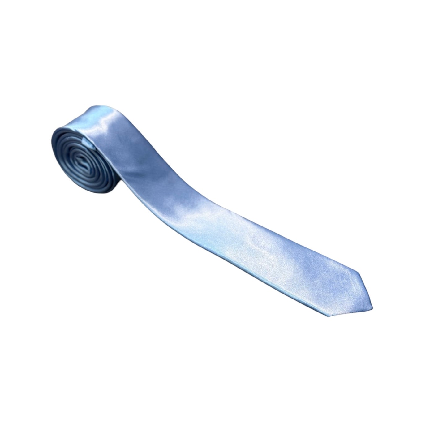 Mens Narrow Solid Colour Necktie