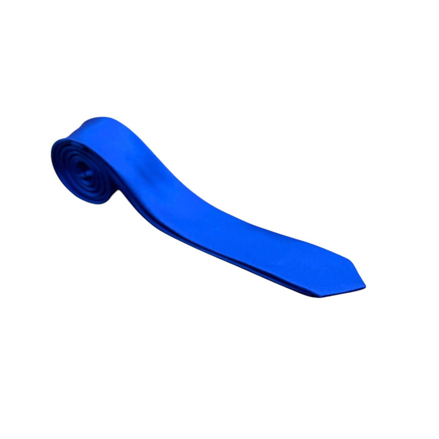 Mens Narrow Solid Colour Necktie