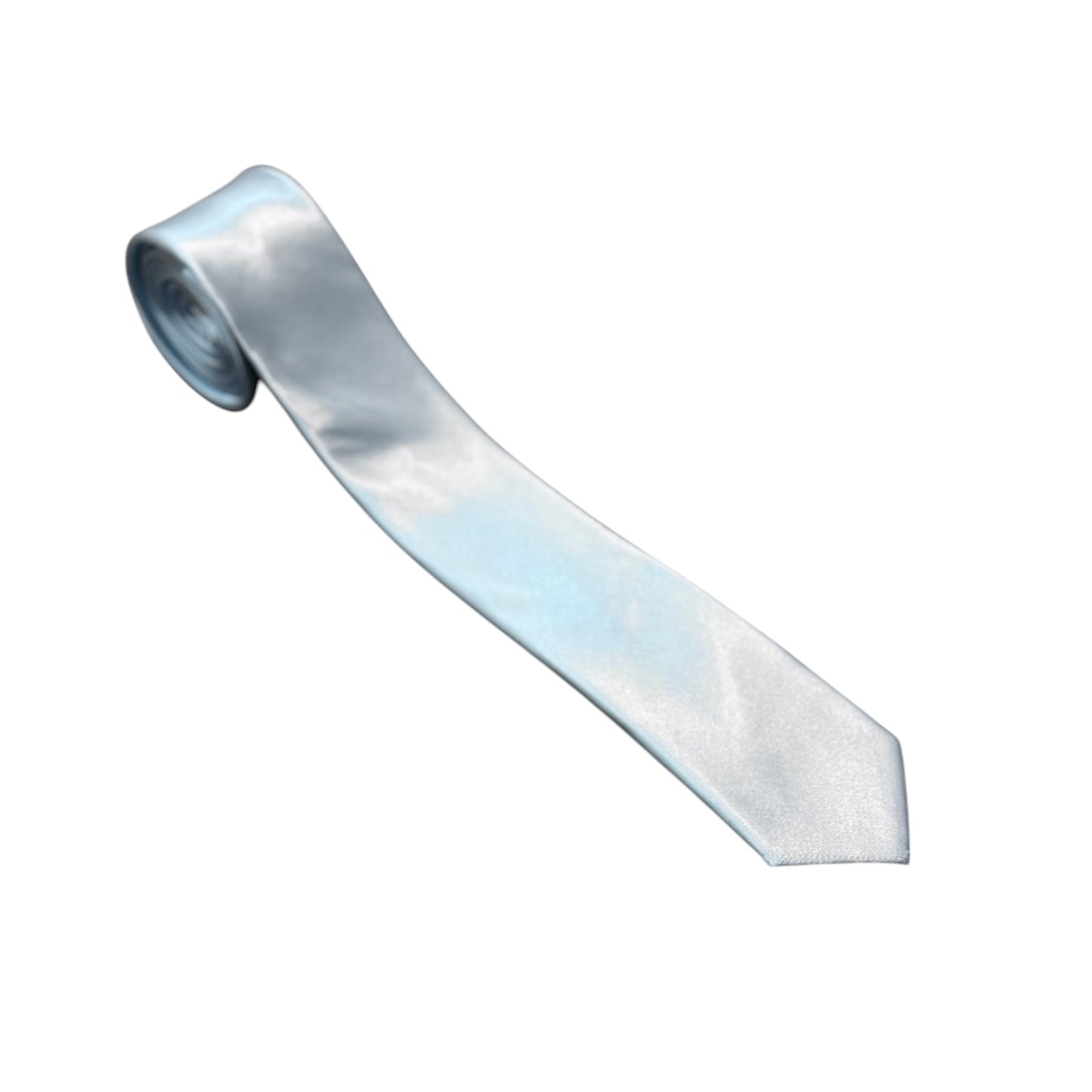 Mens Narrow Solid Colour Necktie