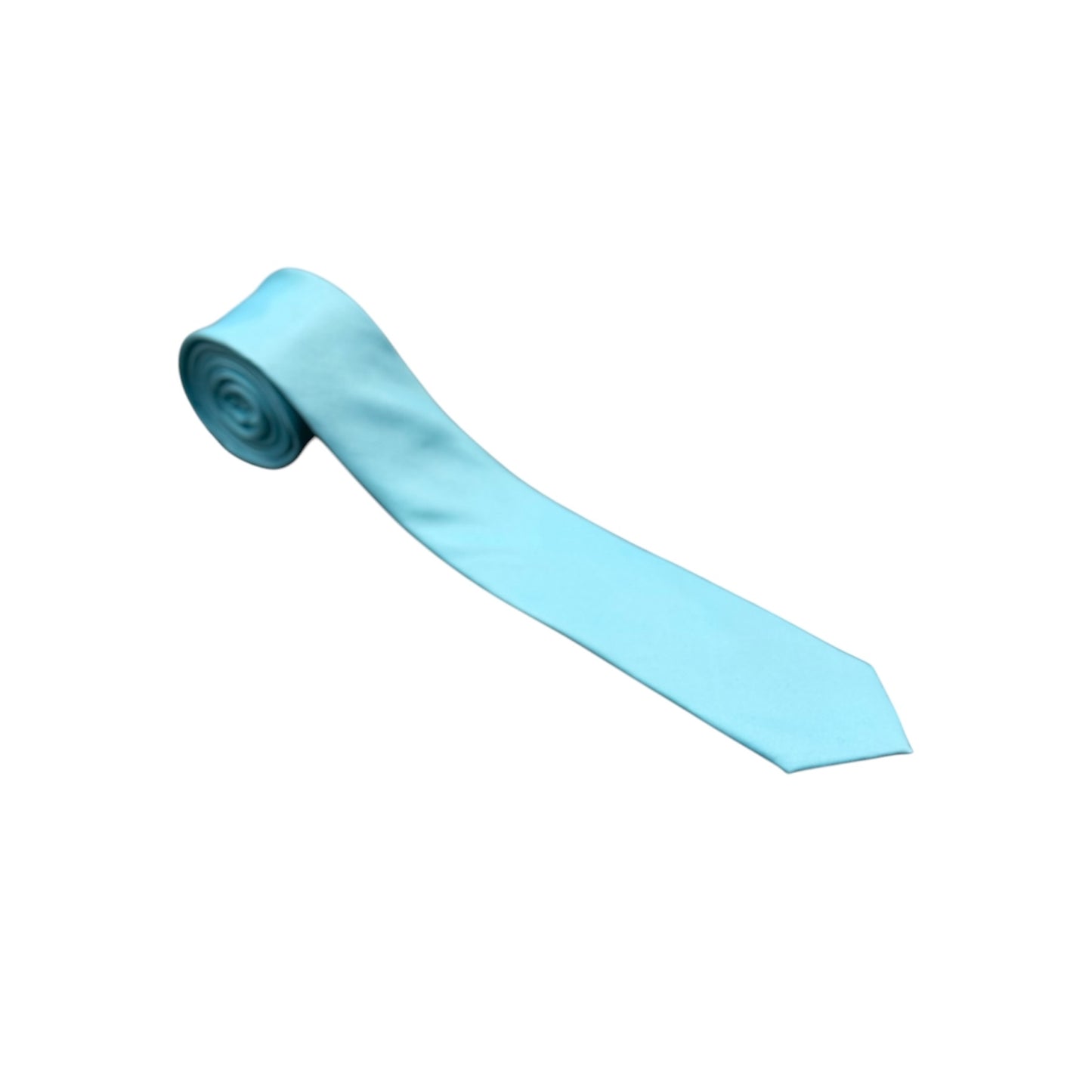 Mens Narrow Solid Colour Necktie