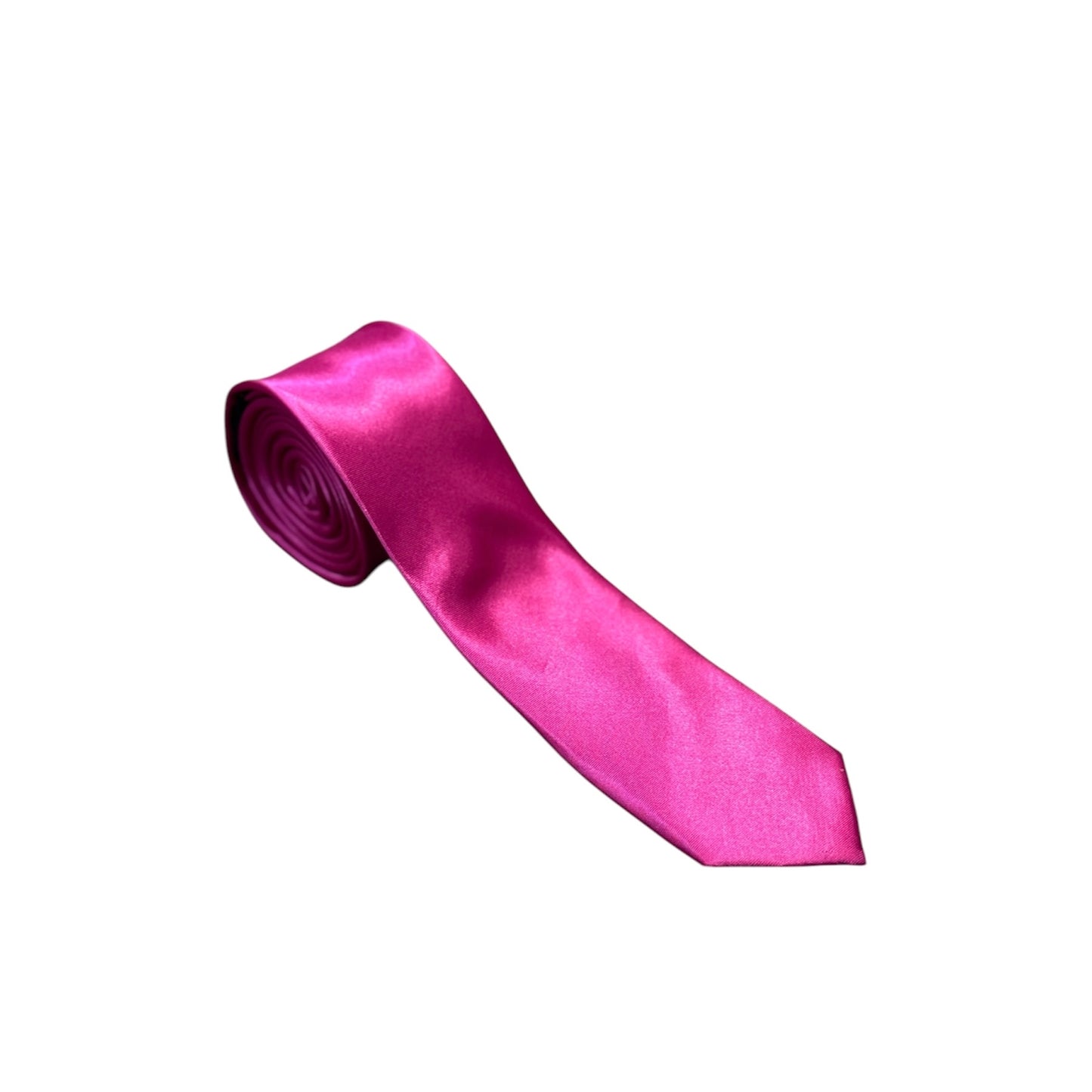 Mens Narrow Solid Colour Necktie