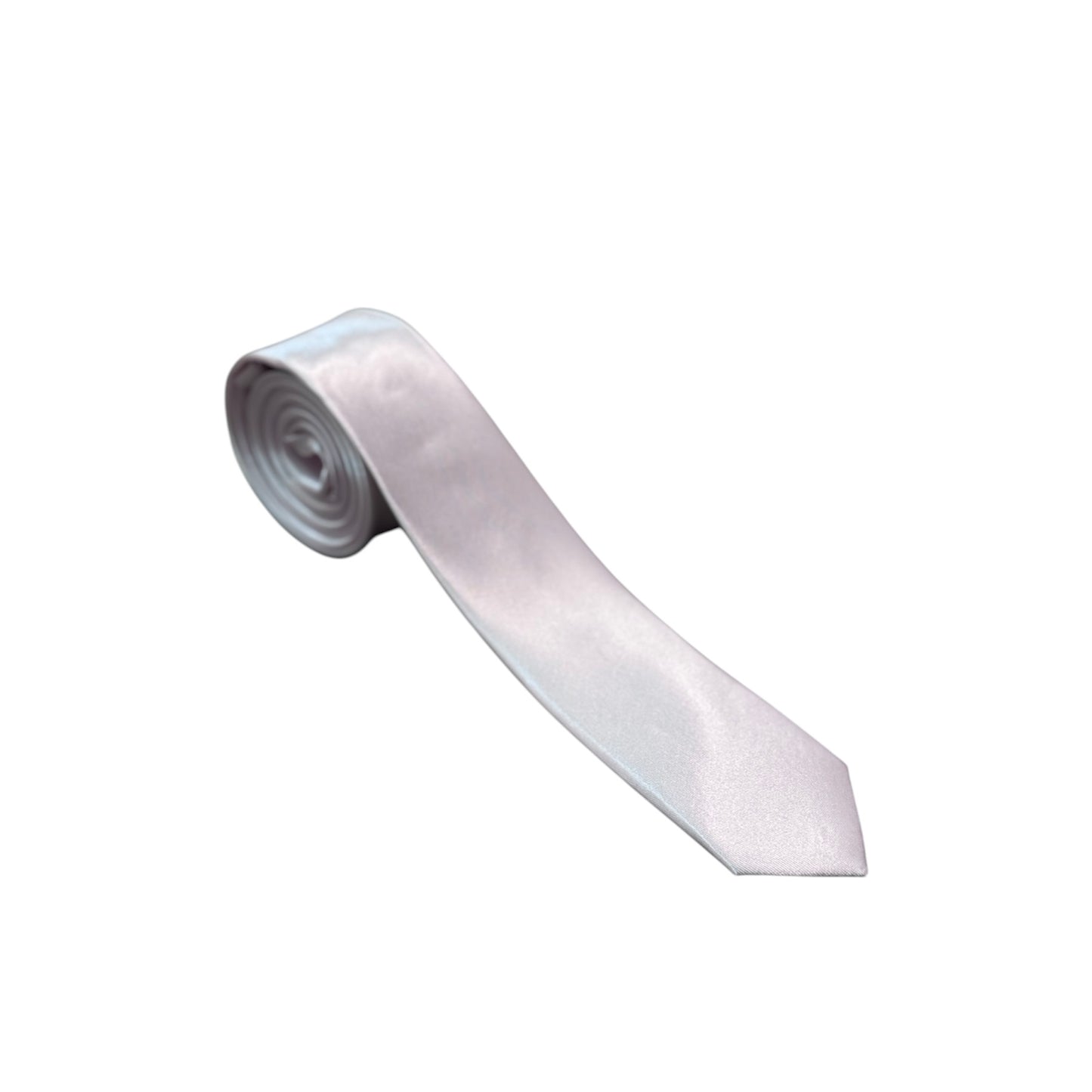 Mens Narrow Solid Colour Necktie