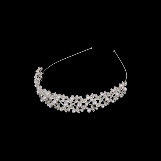 Rhinestone & Faux Pearl Headband