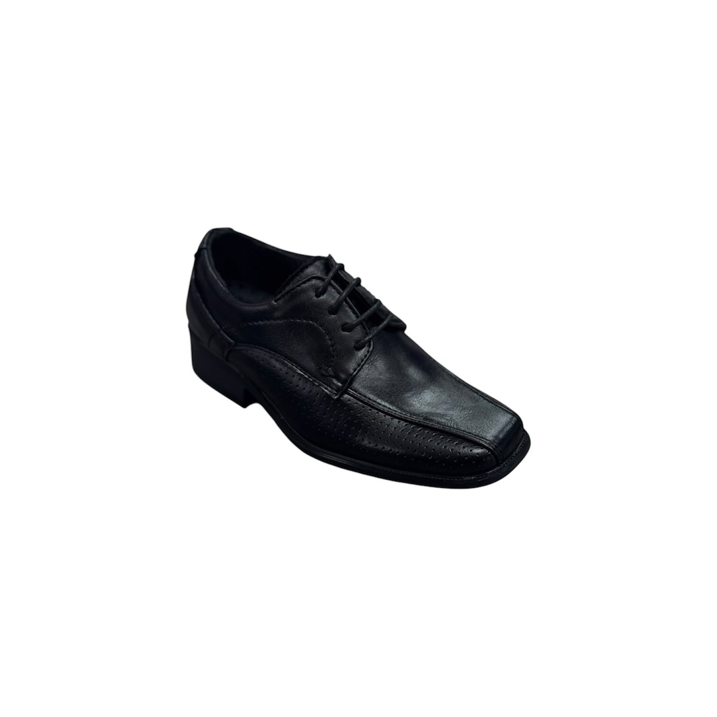 Debonair Box Toe Black Dress Shoe