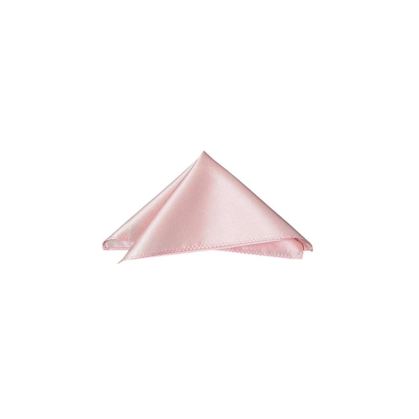 Mens Micro Silk Pink Necktie & Pocket Square