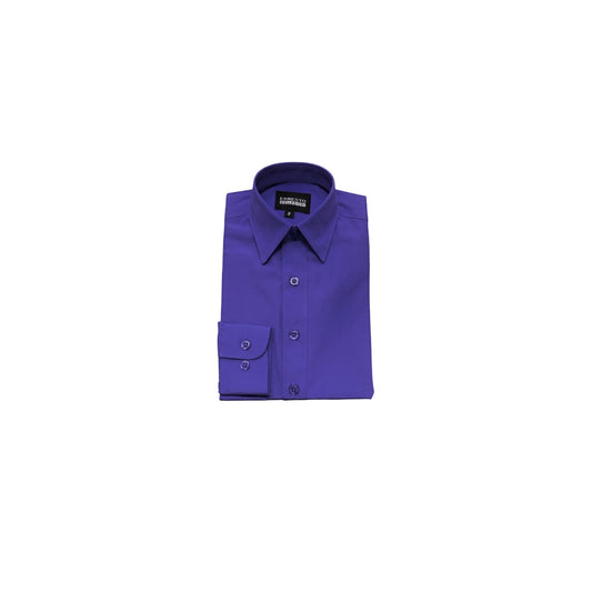Ernesto Modern-Slim Fit Purple Dress Shirt