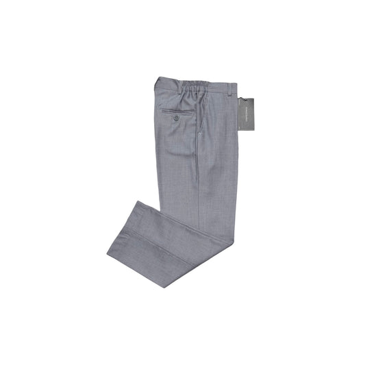 Mavezzano Regular Fit Boys' Wool Blend Grey Dress Pant