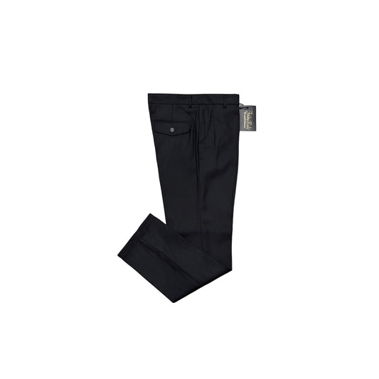 Fancy Kids Regular Fit Boys Black Dress Pants