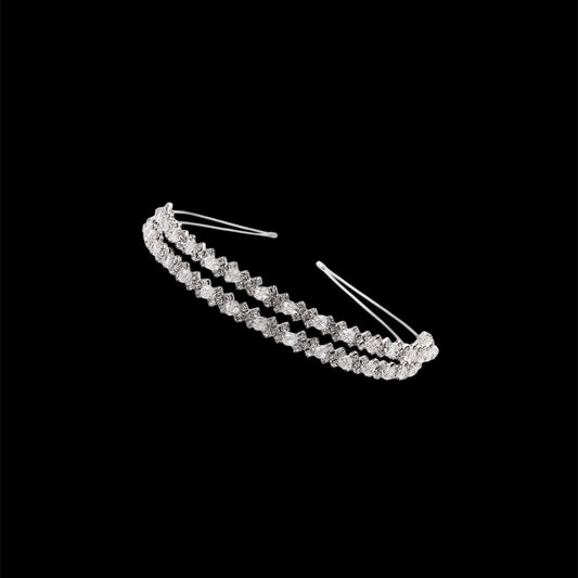 Two-Tier Diamond Encrusted Headband