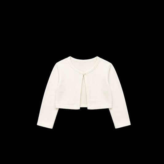 Kids Dream Long Sleeve Classic Ivory Bolero Cardigan