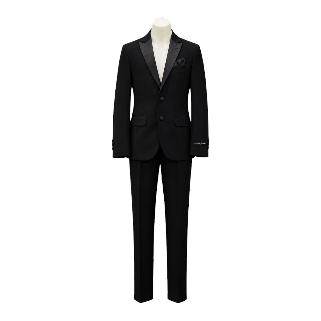 Leo & Zachary Black Slim Fit 2-Piece Tuxedo