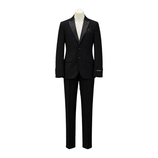 Leo & Zachary Black Slim Fit 2-Piece Tuxedo