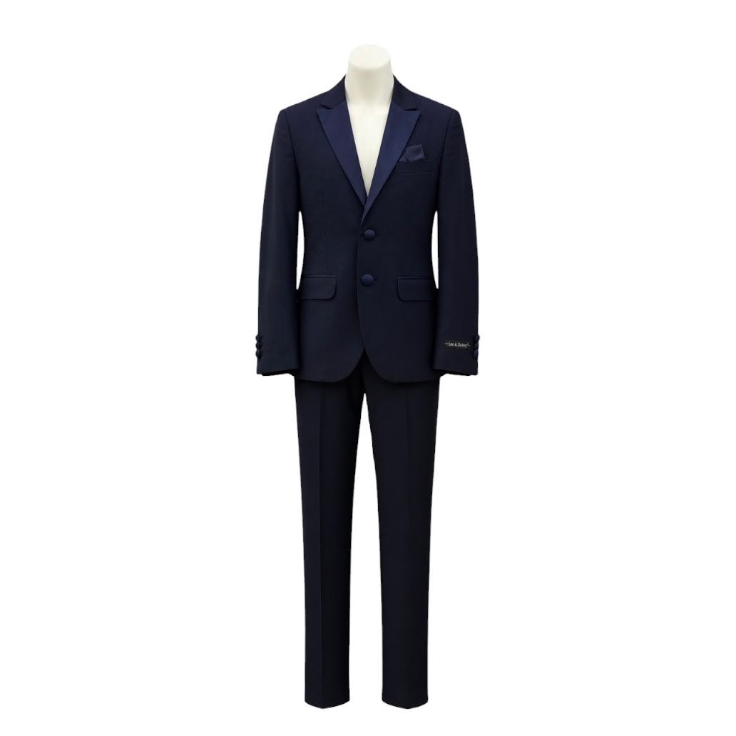 Leo & Zachary Navy Slim Fit 2-Piece Tuxedo