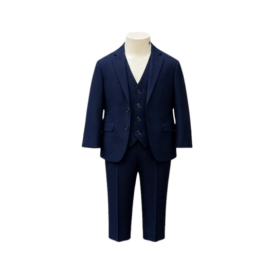 Fouger U.S.A. Baby Boys Navy Slim Modern Fit 3-Piece Suit