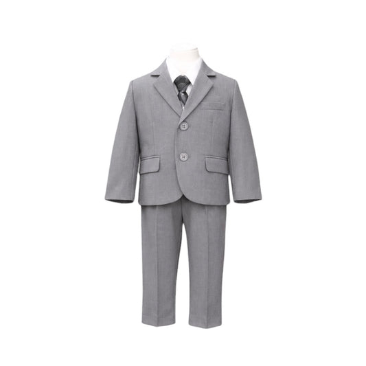 Fancy Kids 5-Piece Light Grey Baby Suit