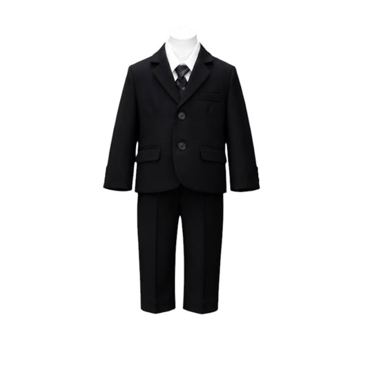 Fancy Kids 5-Piece Baby Black Suit