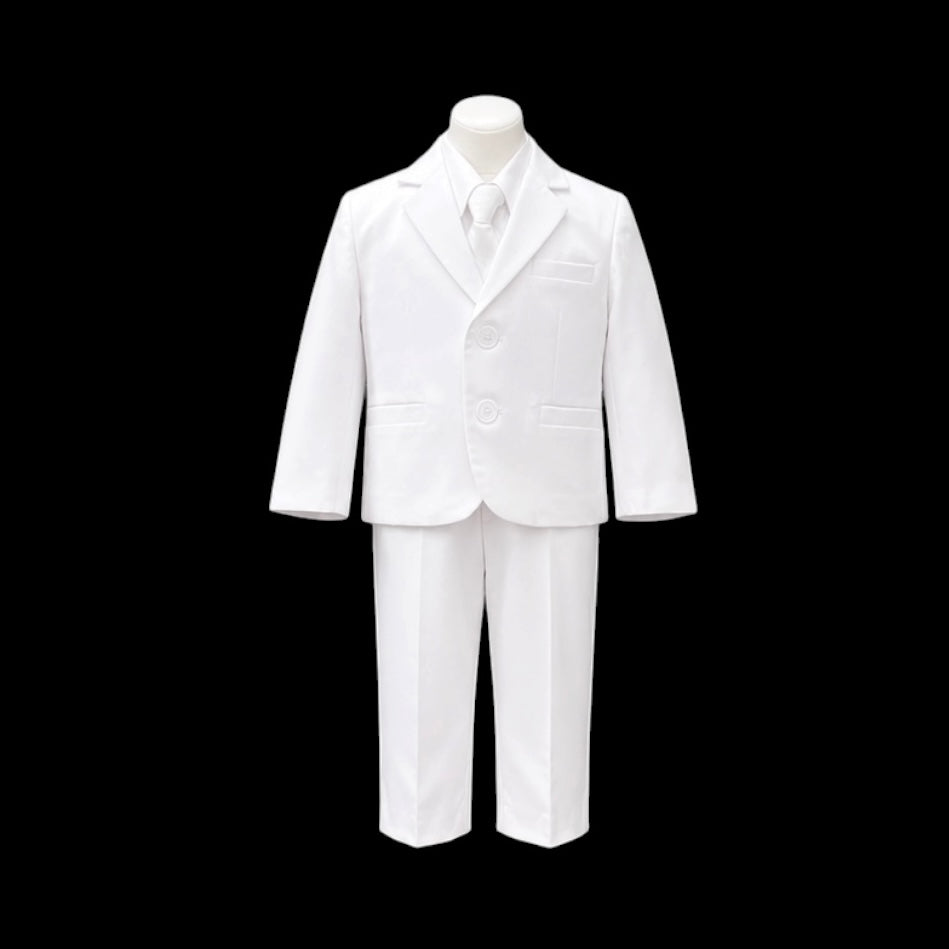 Fancy Kids Baby White 5-Piece Suit Set