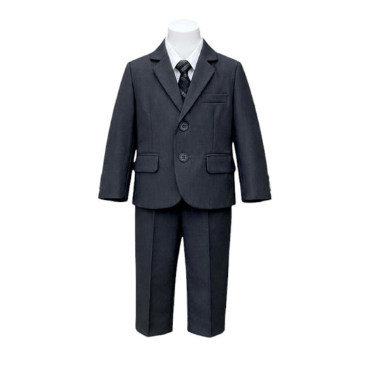 Fancy Kids 5-Piece Charcoal Grey Baby Suit