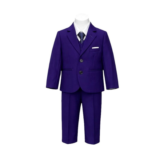 Mini World Baby 5-Piece Purple Suit Set