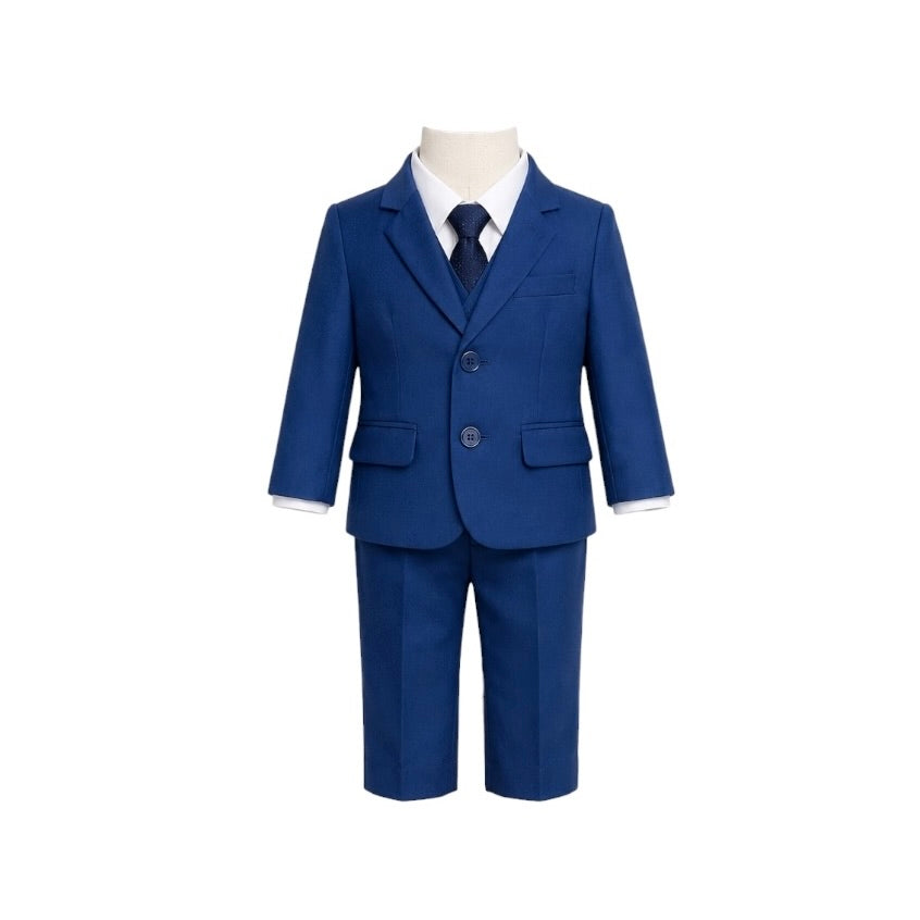 Fancy Kids 5-Piece Teal Baby Suit