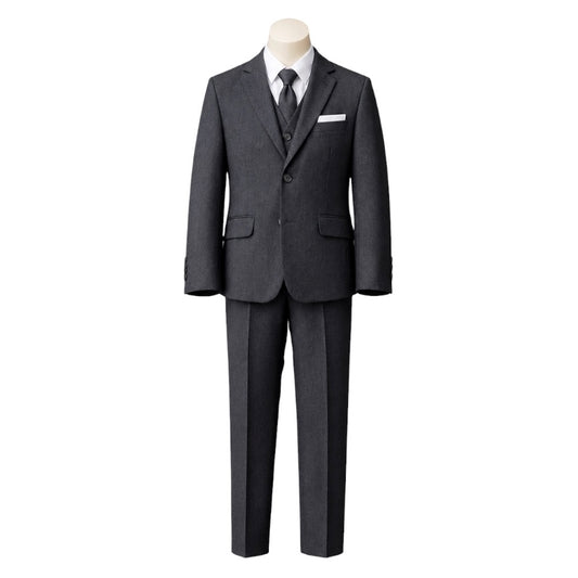 Debonair Slim Fit 7-Piece Charcoal Suit