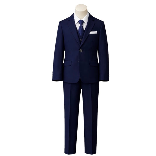 Debonair Slim Fit 7-Piece Navy Blue Suit