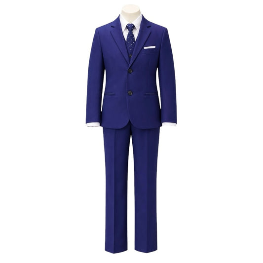 Mini World Modern Fit 5-Piece Purple Suit