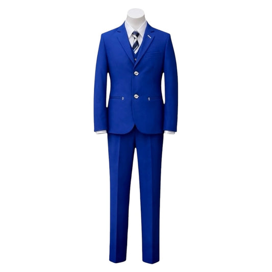 Mini World Modern Fit 5-Piece Royal Blue Suit