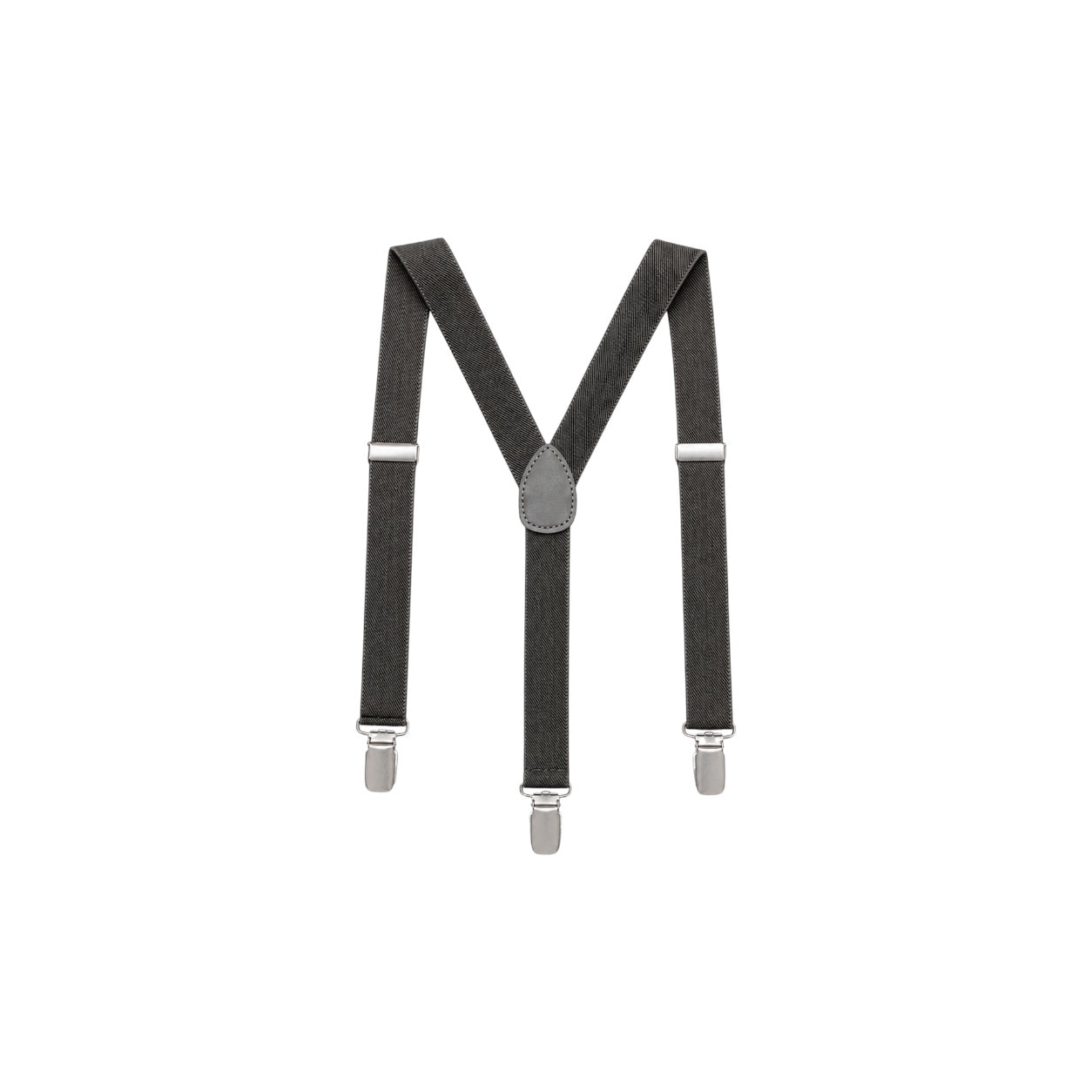 Mavezzano Boys’ Charcoal Adjustable Suspenders