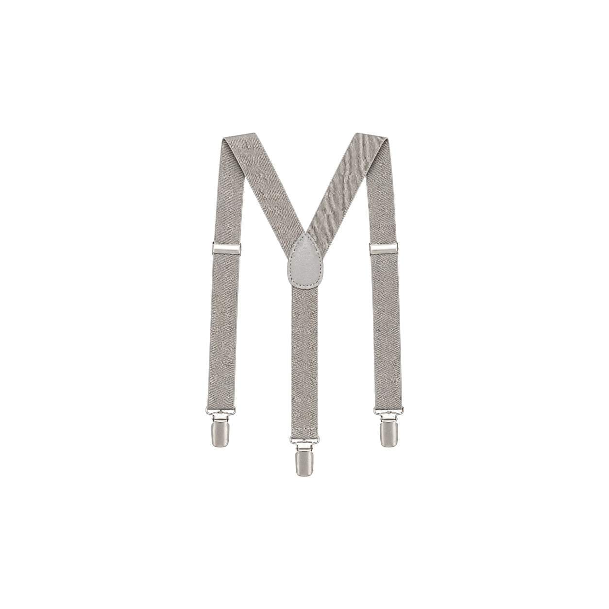 Mavezzano Boys’ Grey Adjustable Suspenders