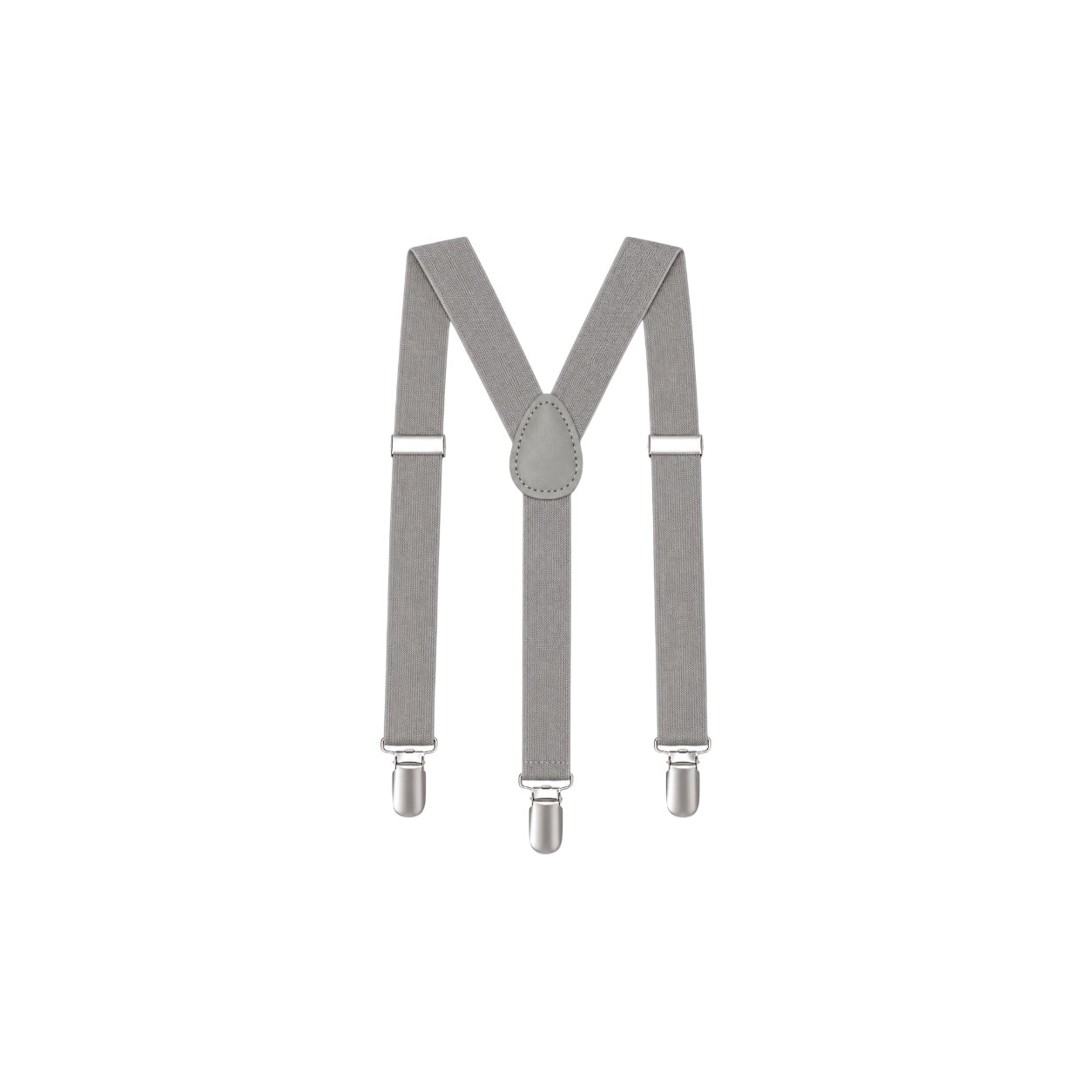 Fancy Kids Boys’ Grey Adjustable Suspenders