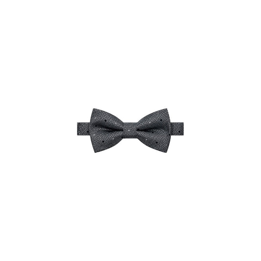 Grey Pattern Adjustable Bow Tie