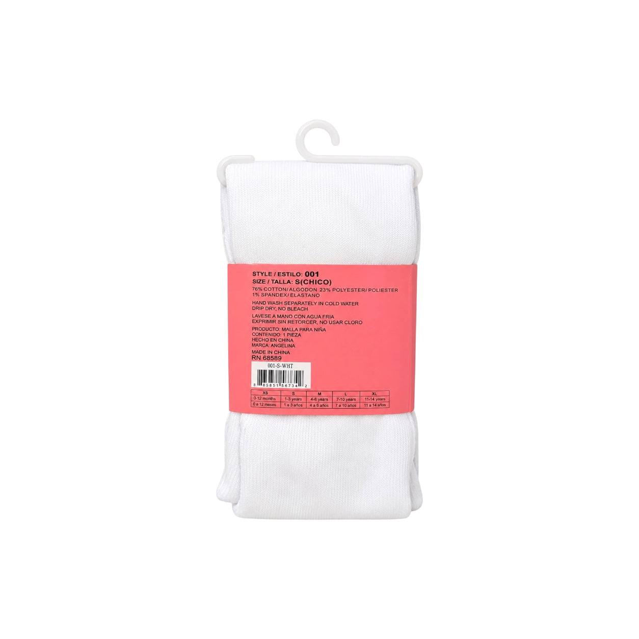 Angelica™ Premium White Winter Cotton Tights