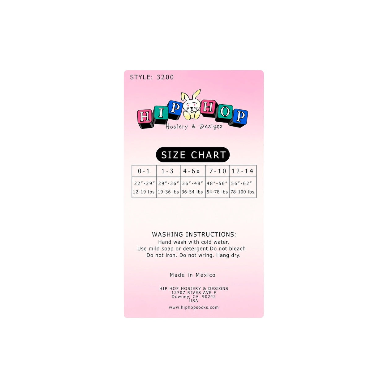 Hip Hop Hosiery & Designs™ Girls' Pantyhose