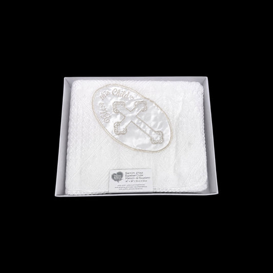Precious Moments "Bless This Child" Baptism & Christening Shawl