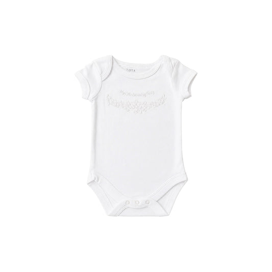 "My Christening Day" Embroidered Baby Bodysuit