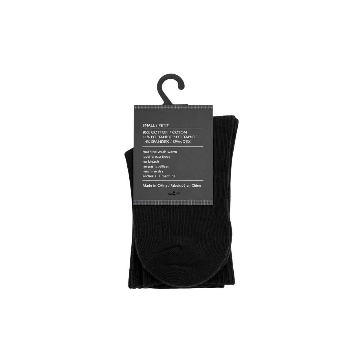 Boys' Edmondo Black Cotton Blend Dress Socks