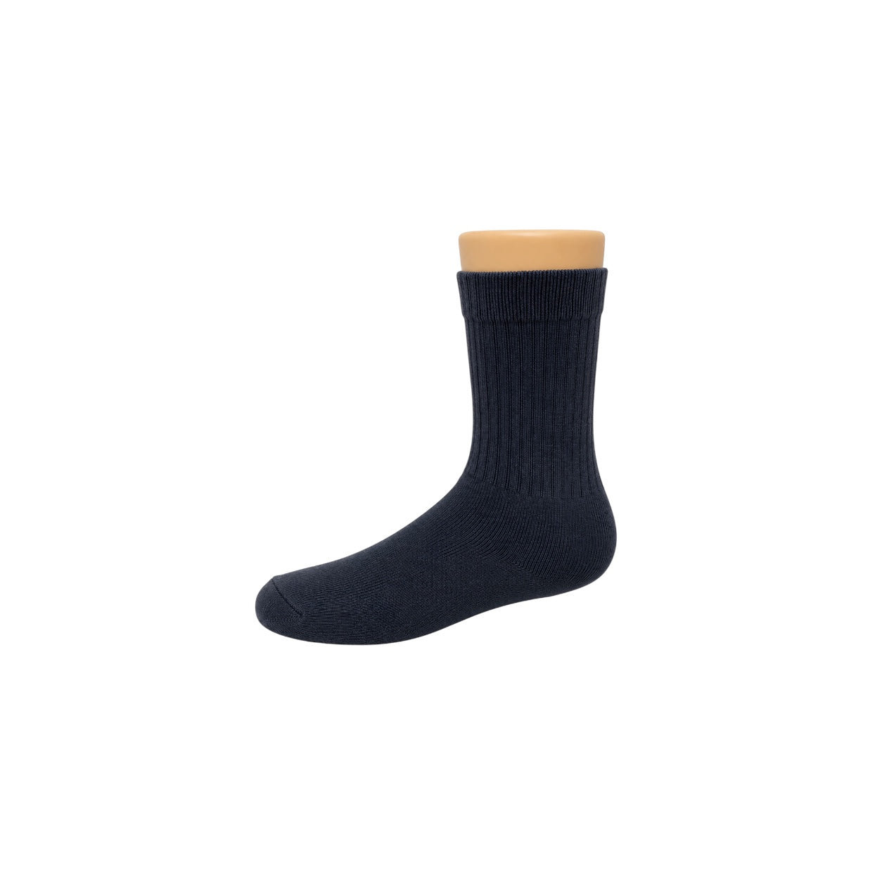 Boys' Baldo Navy Cotton Blend Dress Socks