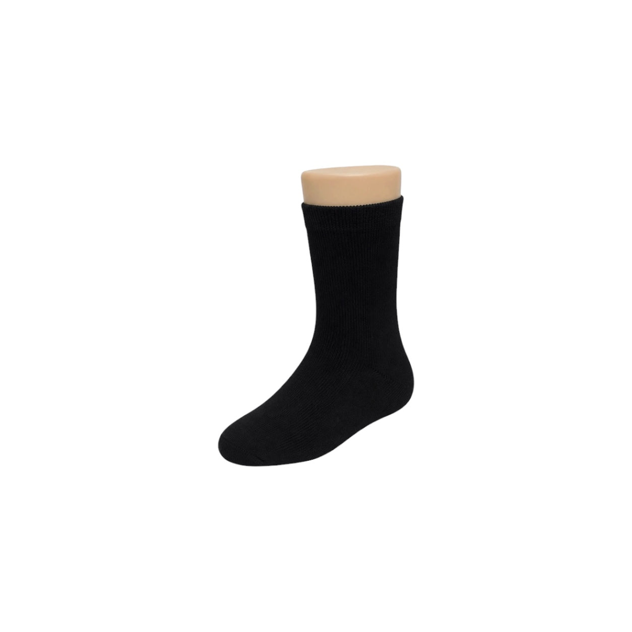 Boys' Tip Top Black Formal Dress Socks